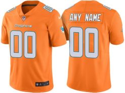 Maillot NFL Miami Dolphins Personnalisé Orange 2020 Limited Football Stitched