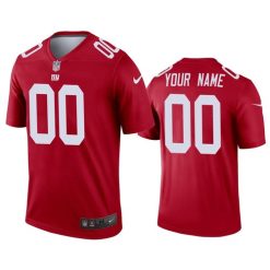 Maillot NFL New York Giants Personnalisé Rouge 2020 Legend Football Stitched