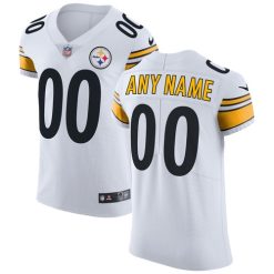 Maillot NFL Pittsburgh Steelers Vapor Untouchable Personnalisé Elite Blanc