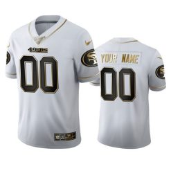 Maillot NFL San Francisco 49ers Personnalisé Blanc 100th Season