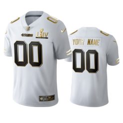 Maillot NFL San Francisco 49ers Personnalisé Blanc Super Bowl LIV