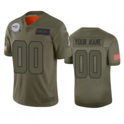 Maillot NFL Seattle Seahawks 2019 Personnalisé Camo Salute to Service