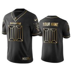 Maillot NFL Tampa Bay Buccaneers Personnalisé Noir Or 2020 Football Stitched