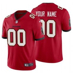 Maillot NFL Tampa Bay Buccaneers Personnalisé Rouge 2020 Limited Football Stitched
