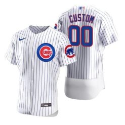 Maillots Baseball MLB Chicago Cubs Personnalisé 2020 Blanc