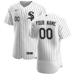 Maillots Baseball MLB Chicago White Sox 2020 Domicile Personnalisé Blanc Noir