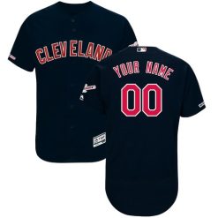 Maillots Baseball MLB Cleveland Indians Navy Bleu 2019 All Star Game Personnalisé