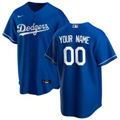 Maillots Baseball MLB Los Angeles Dodgers Alternate 2020 Personnalisé Royal