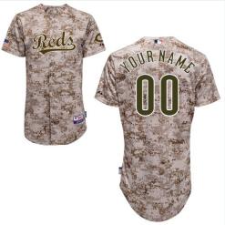 Maillots Baseball MLB Cincinnati Reds Camo Cool Personnalisé