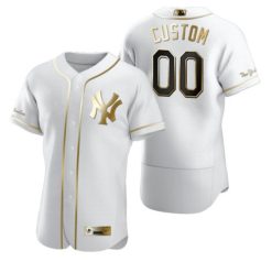 Maillots Baseball MLB New York Yankees Personnalisé Or Stitched 2020