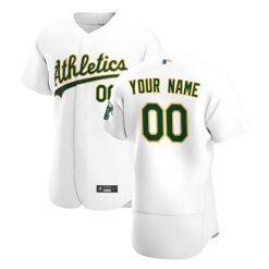 Maillots Baseball MLB Oakland Athletics Stitched Game Blanc