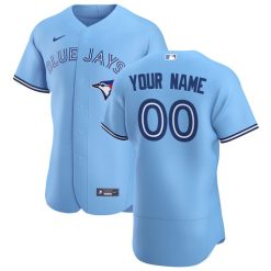 Maillots Baseball MLB Toronto Blue Jays 2020 Alternate Personnalisé Lumière Bleu