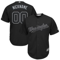 Maillots Baseball MLB Washington Nationals 2019 Noir Personnalisé