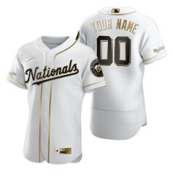 Maillots Baseball MLB Washington Nationals 2020 Blanc Golden