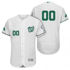 Maillots Baseball MLB Washington Nationals Cool Base Personnalisé Blanc