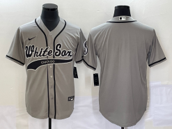 Maillots Baseball Chicago White Sox Personnalisé Gris