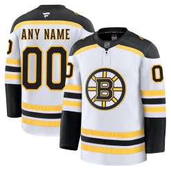 Maillot Boston Bruins Fanatics Extérieur Premium Personnalisable Noir