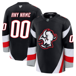 Maillot Buffalo Sabres Fanatics Alternate Premium Personnalisable Noir