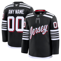 Maillot New Jersey Devils Fanatics Alternate Premium Personnalisé Noir