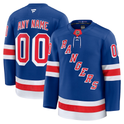 Maillot New York Rangers Fanatics Domicile Premium Personnalisé Royal
