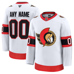 Maillot Ottawa Senators Fanatics Extérieur Premium Personnalisé Blanc