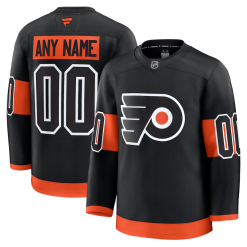 Maillot Philadelphia Flyers Fanatics Alternate Premium Personnalisé Noir