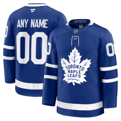 Maillot Toronto Maple Leafs Fanatics Domicile Premium Personnalisé Bleu