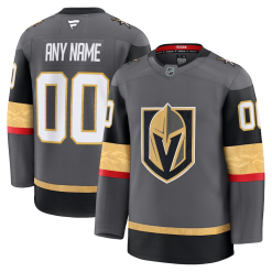 Maillot Vegas Golden Knights Fanatics Alternate Premium Personnalisé Gris