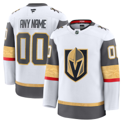 Maillot Vegas Golden Knights Fanatics Extérieur Premium Personnalisé Blanc