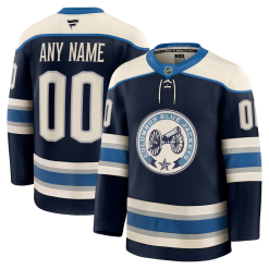 Maillot Hockey Columbus Blue Jackets Fanatics Alternate Premium Personnalisable Navy