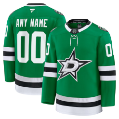 Homme Maillot Hockey Dallas Stars Fanatics Domicile Premium Personnalisable Vert