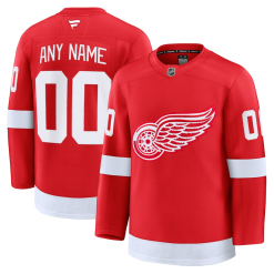 Enfant Maillot Detroit Red Wings Fanatics Domicile Premium Personnalisable Rouge