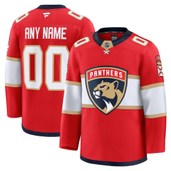 Homme Maillot Hockey Florida Panthers Fanatics Domicile Premium Personnalisable Rouge