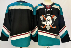 Maillot Retro NHL Anaheim Ducks Fanatics Alternate Breakaway Stitched Noir Teal